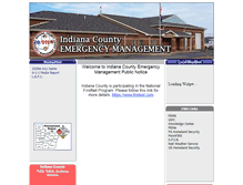 Tablet Screenshot of indianacounty.org